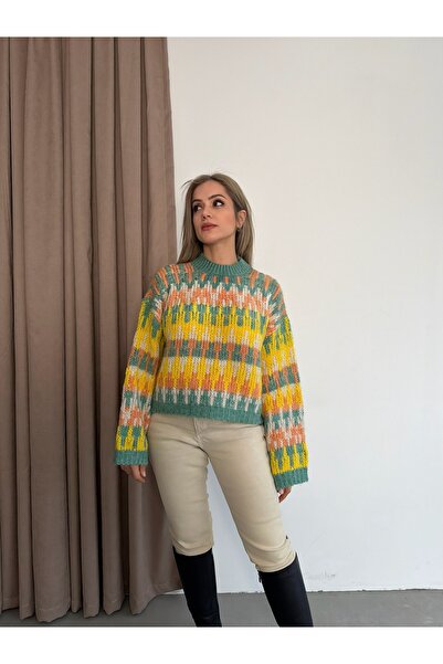 SERENCEE Yumoş Colorful Sweater