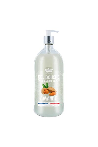 Les Petites Bains de Provence Gel de duș cu migdale, pentru ten sensibil, 100...