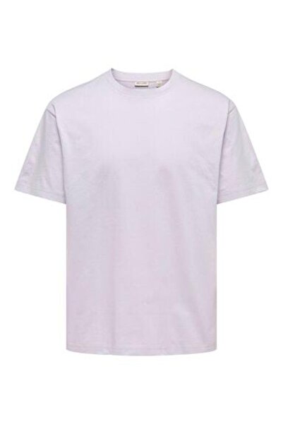 Only & Sons Tricou liliac pentru bărbați 22022532