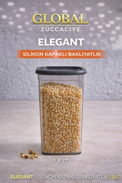 Üçsan ELEGANT - Silikon Kapaklı Bakliyatlık 1,8 LT / Mikrodalga ve Derin Dond...