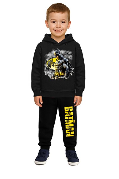 SEDİRLİ Batman Štampano Dječja trenerka Set 3 niti Ş Čupkani materijal P Pamu...