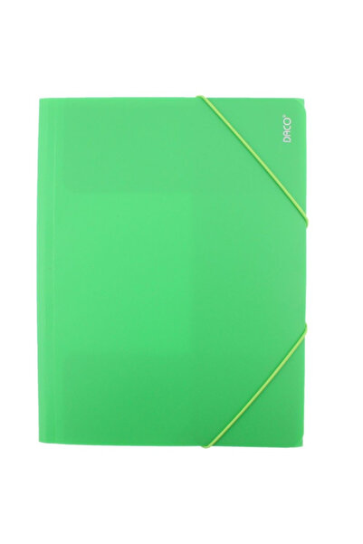 daço Plastic folder with elastic A4 Light green DACO