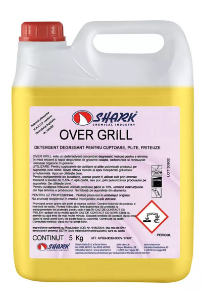 Shark OVER GRILL 5 KG DEGREASER FOR PLATES, OVENS