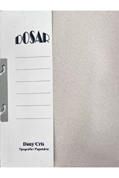 DanyCris 1/2 stapled file, white cardboard