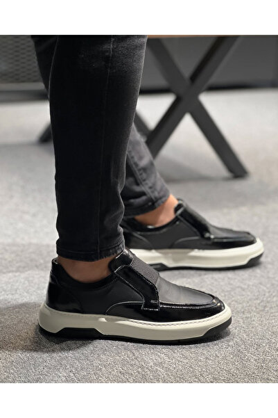 Avni Ceylan Ανδρικά παπούτσια Black Elite από γνήσιο δέρμα Comfort