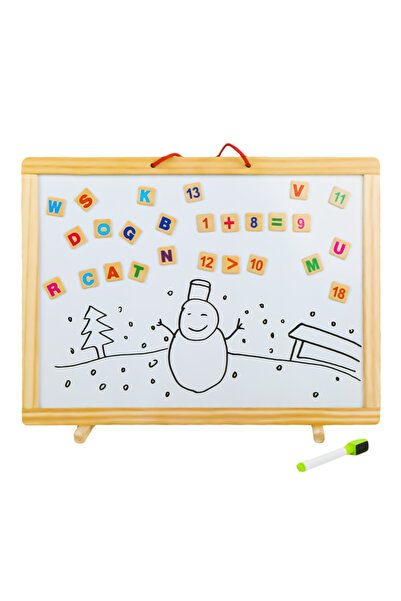 OEM Magnetic wooden board, letters and numbers