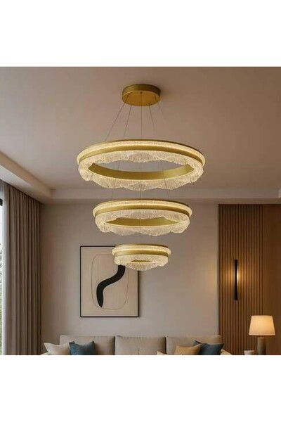111111 Modern ceiling chandelier in gold - a luxurious design for living room...