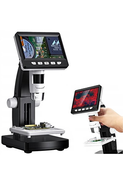 zola Microscop digital cu display, marire x1000, LED, video 1080p, foto 1920x...