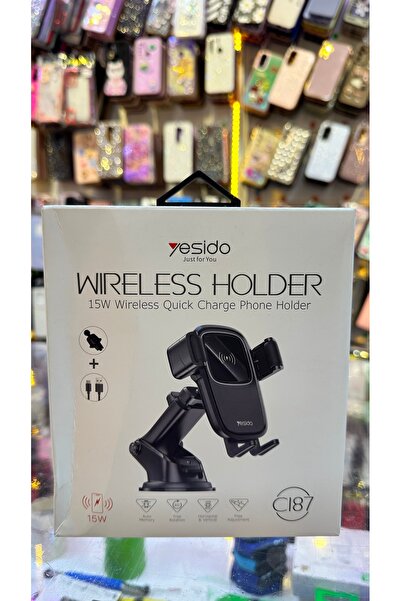TELEFON TUTUCUM Wıreless holder Temassız Şarjlı Araç Tutucu