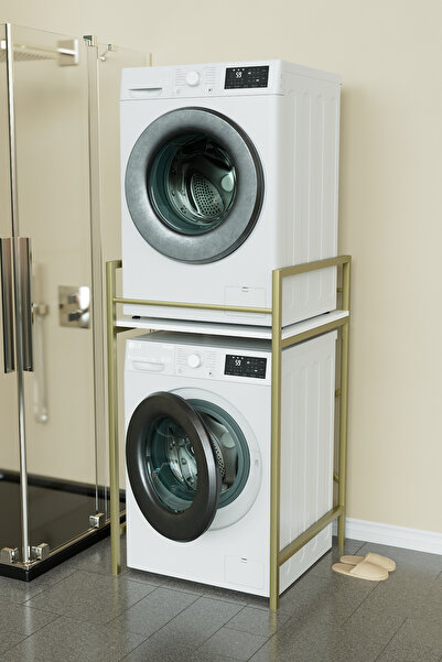 Hediyeler Kapında Çamaşır ve Kurutma Makinesi Dolabı Kolay Kurulum Metal Gövde