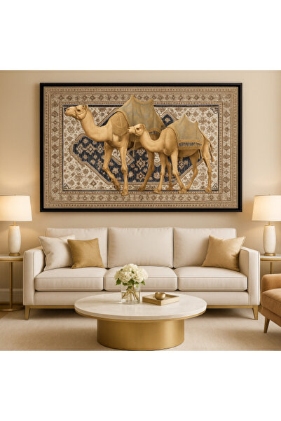 lawhat لوحة فنية فاخرة تجمع بين الأصالة والجمال العربي، تُظهر مشهدًا راقيًا ل...