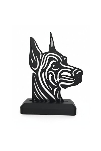 OEM Placă 3D cu siluetă de câine pentru birou, Doberman