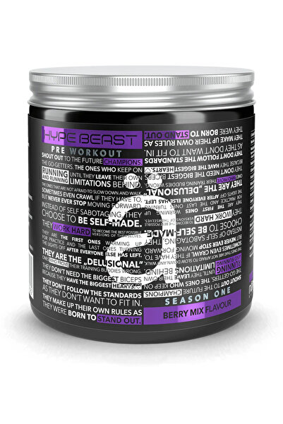 Nano Supps Pre Workout Nano Hype Beast Mixed Berries 320g - Hype Beast Pre-Wo...