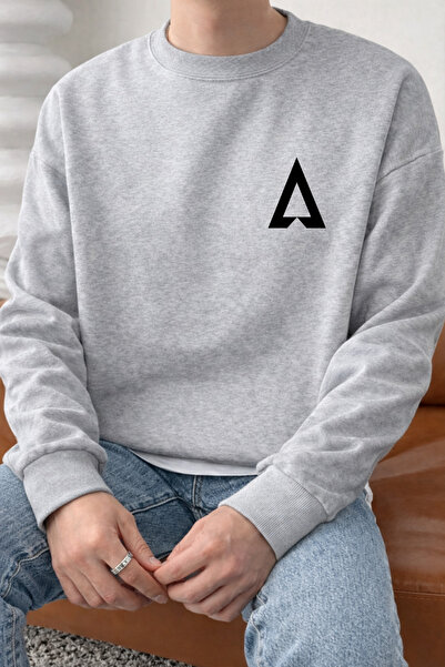 Pink Sky Unisex Oversized Cotton Printed Sweatshirt1