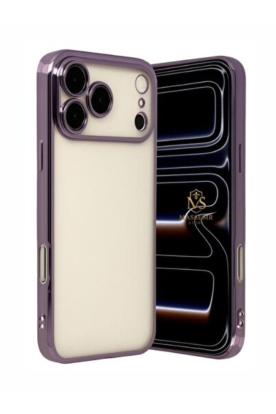 Massemr حافظة آيفون 17 برو ماكس من السيليكون الفاخر مع عدسة لامعة، ممتصة للصد...