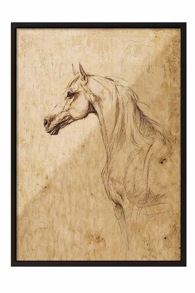 Postifull Vintage Painting, Black Framed Poster, Vintage Wall Decor