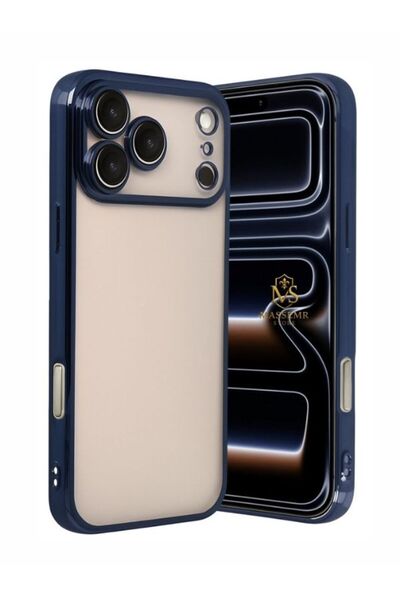 Massemr حافظة آيفون 17 برو ماكس من السيليكون الفاخر مع عدسة لامعة، ممتصة للصد...