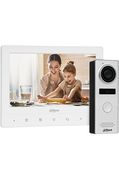 DAHUA KTA02, Analog Villa Tipi Görüntülü İnterkom Kit, 7 inç TFT Ekran, 1,3Mp...