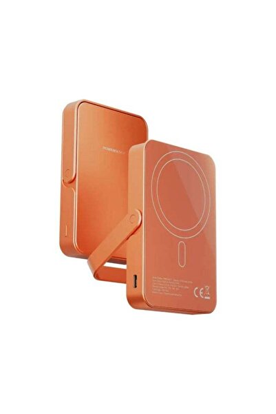 Powerology 10000mAh Magsafe Glass Surface Power Bank - Orange