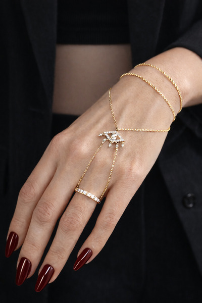 Sense of Atelier Arden Eye Gold Stone Shahmeran with Eye Figure