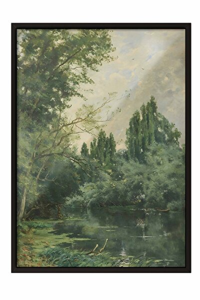 Postifull Vintage slika, poster u crnoj ramovini, vintage zidni dekor