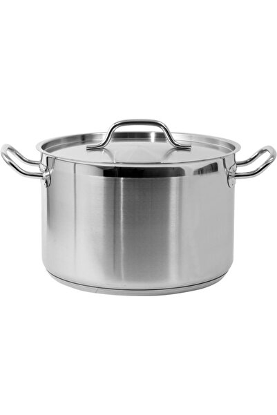 yato GASTRO Medium Pot with Lid, 36x22 cm, 22.4L, Stainless Steel