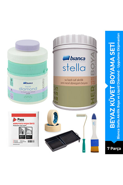 ALTINMAKAS Bianca Stella Küvet Boyama ve Sıvı Elmas Seti