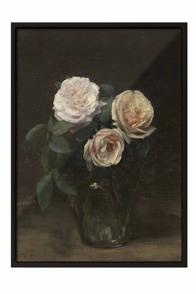 Postifull Tablou vintage, poster cu cadru negru, decor de perete vintage