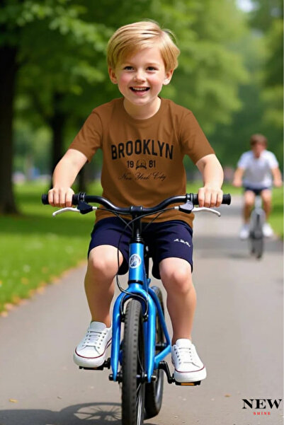 New Shine تي شيرت بروكلين 1981 مطبوع للأطفال من الجنسين