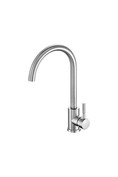 FALA Stainless Steel Faucet, Rotating, Silver STEELY 1