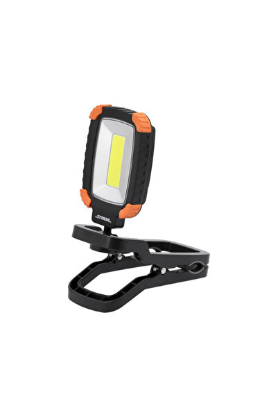 Sthor Reflector portabil cu clemă, baterie Li-Ion 3,7 V, 2 Ah, 500 lm