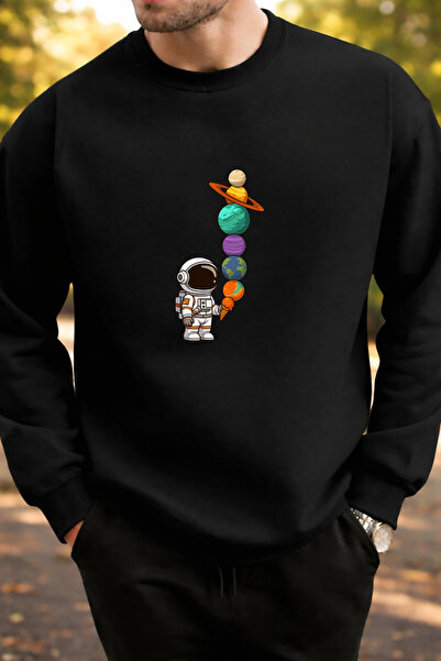 Pink Sky Swea tricou 1 Astronaut, unisex, supradimensionat, din bumbac, imprimat