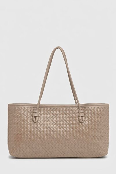 Madamra Жіноча сумка з візерунком з в'язаного пуху та PU-шкіри – витончена ши...