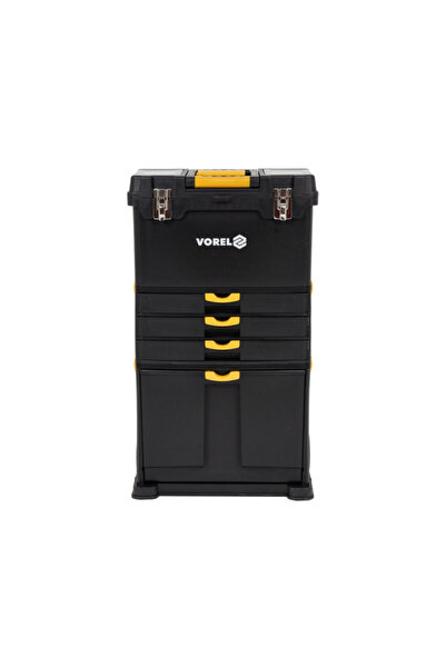 Vorel Cutie de scule cu roți, 3 secțiuni, 450 x 280 x 820 mm