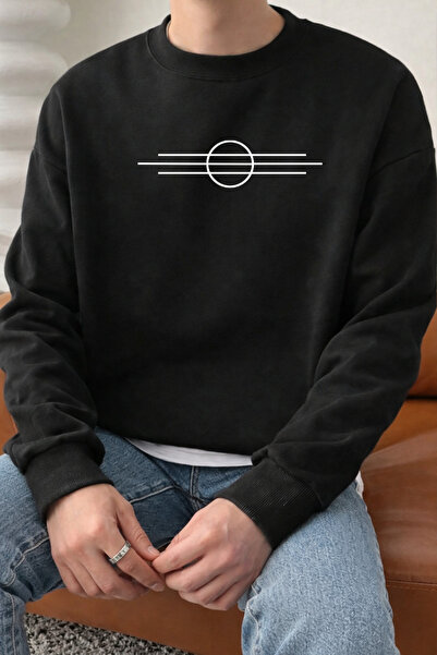 Pink Sky Ουνισέξ οβερσάιζ βαμβακερό φούτερ με στάμπα1