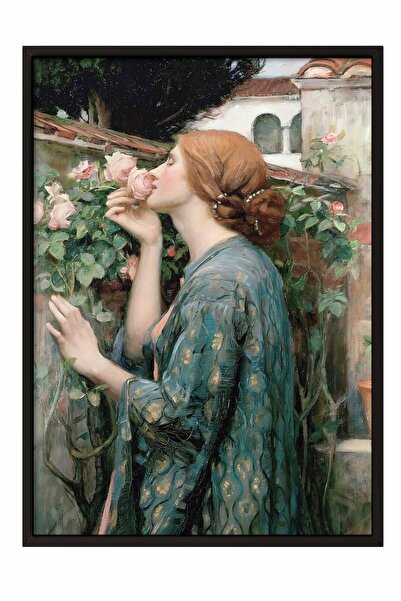 Postifull Vintage slika, poster u crnoj ramovini, vintage zidni dekor