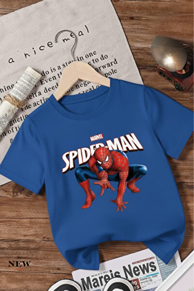 New Shine ДИТЯЧА ФУТБОЛКА UNISEX З ПРИНТОМ СПАЙДЕРМЕНА