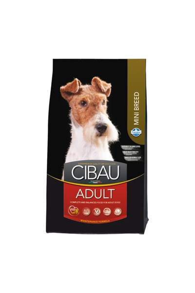 Food CIBAU Hrană uscată pentru câini adulți de rasă mică 2,5 kg – Formulă nut...