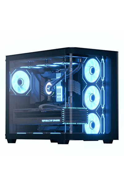 AEROCOOL P500C ARGB Gaming Case, Mid Tower, Black