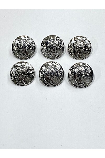 karantuhafiye طقم أزرار جاكيت ترنش دانتيل منقوش نحاسي 6 قطع 2.5 سم