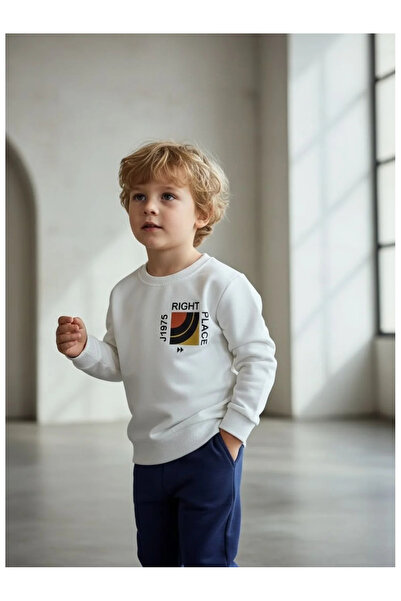 kidstalya Transitional Boys' Suit with Printed Pieces on the Back (Slim Fit)