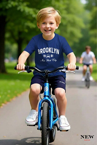 New Shine تي شيرت بروكلين 1981 مطبوع للأطفال من الجنسين