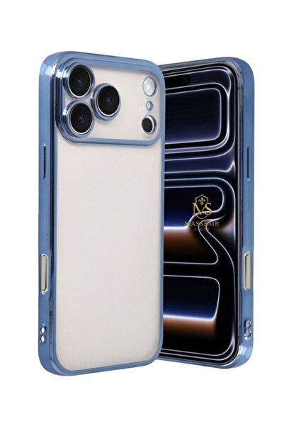 Massemr حافظة آيفون 17 برو ماكس من السيليكون الفاخر مع عدسة لامعة، ممتصة للصد...