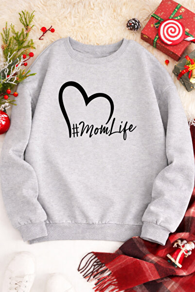 Pink Sky Unisex Oversize Βαμβακερό Φούτερ με Στάμπα 1 ΚΑΡΔΙΑ