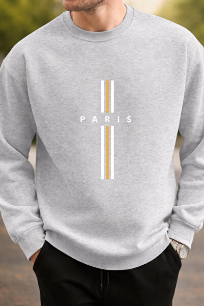 Pink Sky Hanorac unisex supradimensionat din bumbac imprimat tricou 1 PARIS