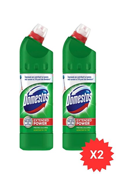 Domestos Дезинфектант за почистване Domestos Pine, пакет, 750 мл x2