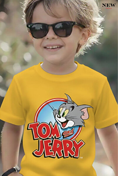 New Shine ДЕТСКА ТЕНИСКА С ПРИНТ НА ТОМ И ДЖЕРИ