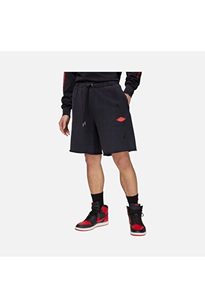 Nike Mj Air Jordan Rair Fleece Black Men's Shorts - 100% Cotton / If1411-010