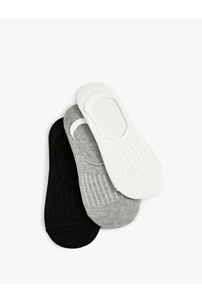 Beat Socks 3 Pack Plain Men's 3 Color Ballerina Invisible Socks