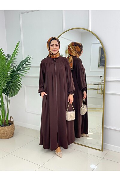 Summer Store Mahur Zippered Loose Cut Robe
